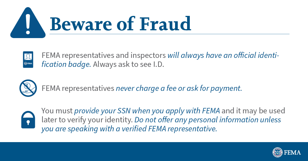 FEMA Fraud Alert