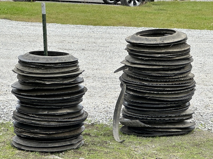 sliced tires