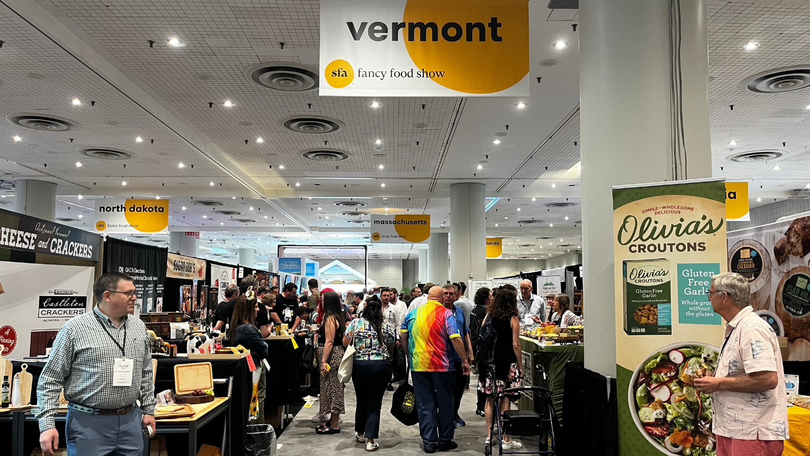 A crowded floor on the Vermont Pavilion at Summer Fancy