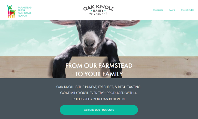 oak knoll website homepage