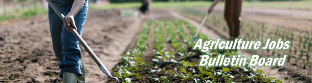 Ag Jobs Bulletin Board