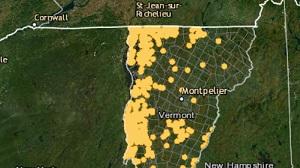 Map of Vermont