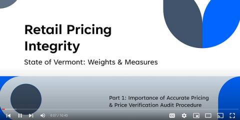Weights and Measures Pricing