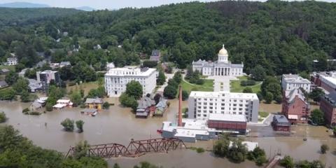 Montpelier flooded