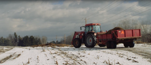 winter manure spreading